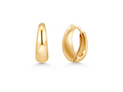 Chunky Hoop Earrings, Ethnic Statement Hoop Earrings, Plain hoop Earrings, Boho Hoop Earrings, Gold Plated Hoop Earrings