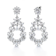 Wedding Marquise CZ Victorian Style Dangle Earrings, Bridal Earrings, Elegant  Wedding CZ Earrings, Best Earrings for Brides and Braidesmaid