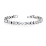 Load image into Gallery viewer, Bezel Tennis Bracelet For Wedding, Wedding Tennis Bracelet, Bridal Tennis Bracelet, Best Gift for Brides and Braidesmaid
