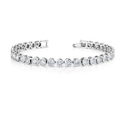 Bezel Tennis Bracelet For Wedding, Wedding Tennis Bracelet, Bridal Tennis Bracelet, Best Gift for Brides and Braidesmaid