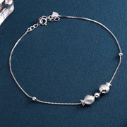 925 Sterling Silver Double Fish Anklet, Silver Fish Jewelry, Double Fish Bracelet, Fish Bracelet, Sea Life Jewelry