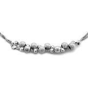 925 Sterling Silver Ball Bracelet, Silver bracelet Jewelry, Double Strand tiny ball Bracelet, Tiny ball Double Strand Bracelet, Bracelet For Gift