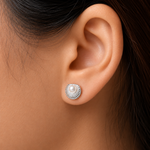 Load image into Gallery viewer, 925 Sterling Silver Pearl Studs, Scallop Seashell Pearl Studs Earrings, Scallop Studs For Women, Summer Pearl Studs, Scallop Pearl Earrings, Shell Stud Earrings