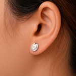 Load image into Gallery viewer, 925 Sterling Silver Pearl Studs, Scallop Seashell Pearl Studs Earrings, Scallop Studs For Women, Summer Pearl Studs, Scallop Pearl Earrings, Shell Stud Earrings