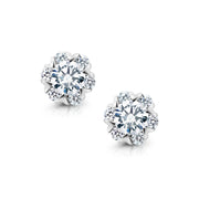 925 Sterling Silver Cz Studs, CZ Stud Earrings For Women, Solitaire Stud Earrings, Sparkly Stud Earrings, Perfect For Any Occasion
