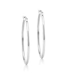 Load image into Gallery viewer, Silver Hoop Earrings, 925 Sterling Silver Hoops, Round Hoop Earrings, Classic Hoop Earrings, Everyday Earrings, Latch Back Hoop Earrings
