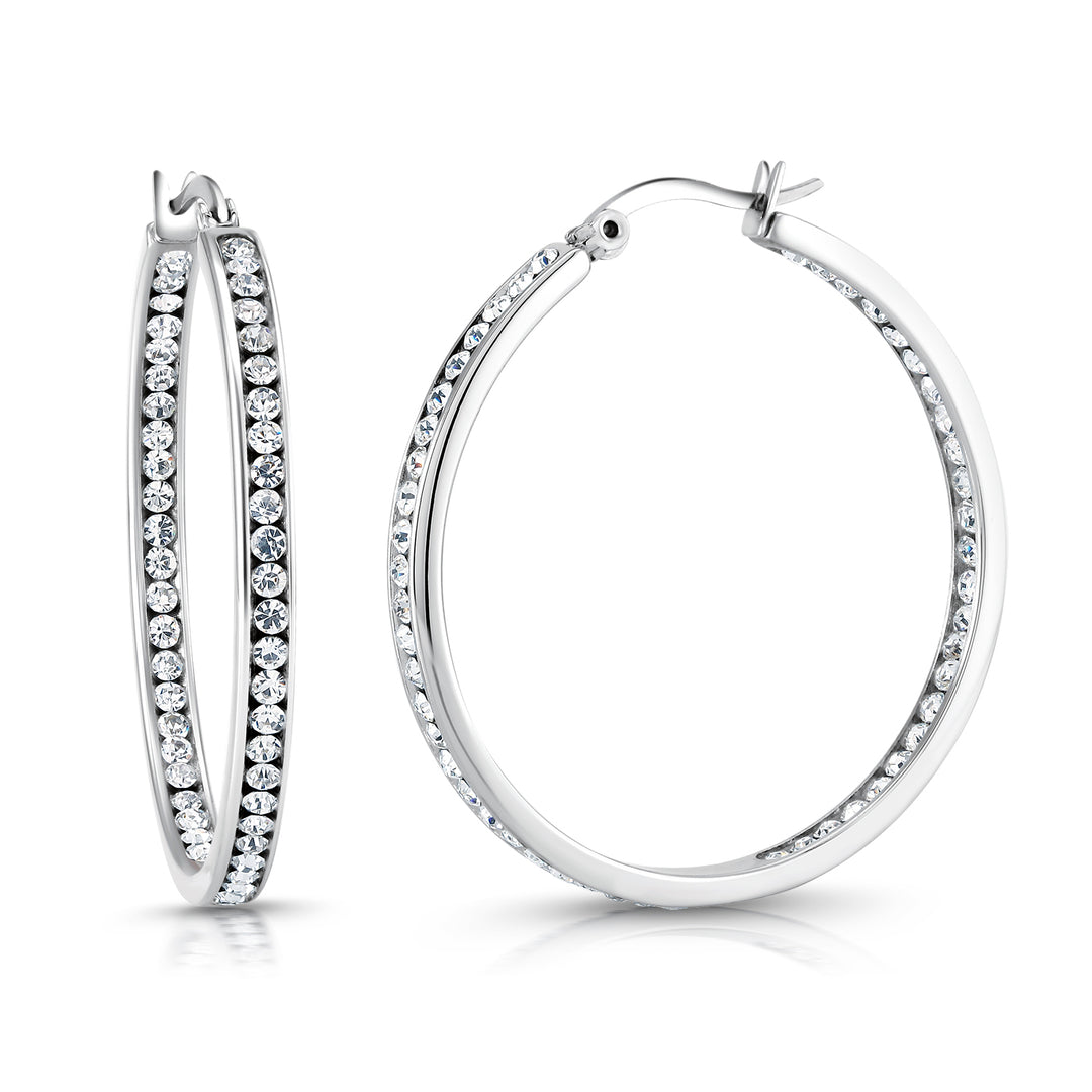 Stainless Steel Hoop Earrings