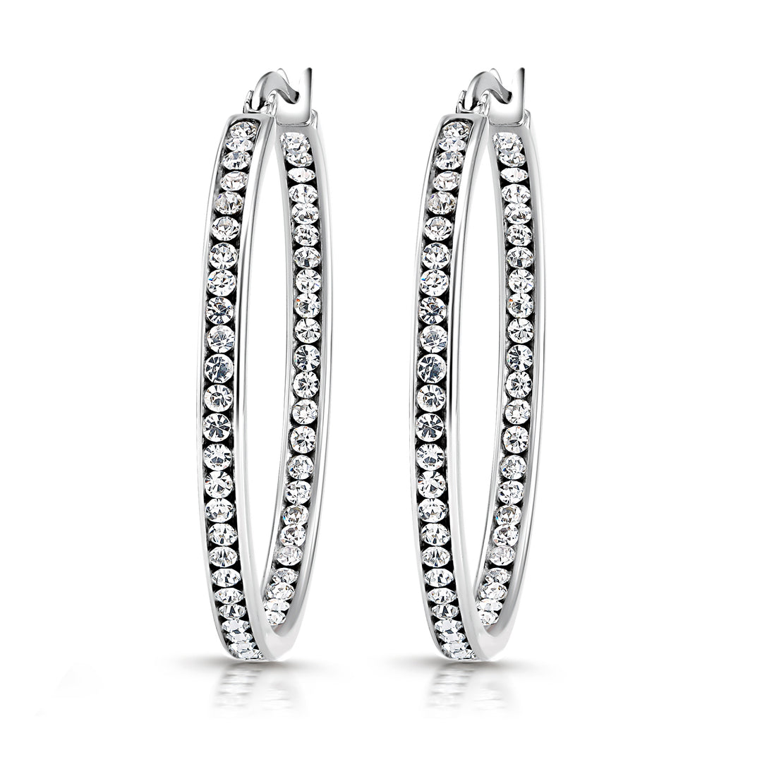 Stainless Steel Hoop Earrings