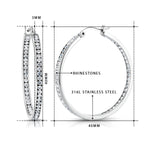 Load image into Gallery viewer, Stainless Steel Hoop Earrings
