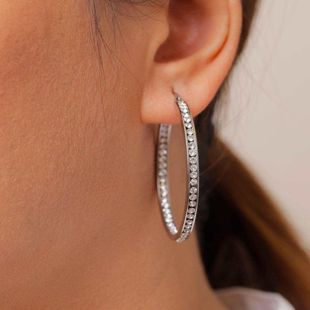Stainless Steel Hoop Earrings