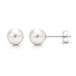 Load image into Gallery viewer, 925 Silver Pearl Dangle Earrings, Silver Pearl Dangle Earrings, White Pearl Earrings, Pearl And Amethyst Drop Earrings, 2 in 1 Drop Earrings

