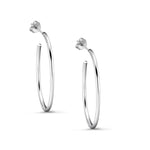 Load image into Gallery viewer, 925 Sterling Silver Hoop Earrings, Round Silver Hoops, High Quality Sterling Hoops, Classic Hoops, Everyday Hoops Earrings

