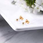 Load image into Gallery viewer, 14K Solid White Gold Classy Ball Cartilage Stud, Gold Tragus Stud, Tiny Stud Earrings, Ball Earrings, Cartilage Stud, 14K Tiny Stud, 14K Gold Stud