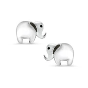 925 Sterling Silver Elephant Stud Earrings, Silver Elephant Earrings, Elephant stud for Gifts, Hypoallergenic Jewellery, Elephant Studs, Animal Jewelry