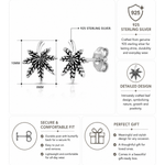 Load image into Gallery viewer, 925 Sterling Silver Leaf Stud Earrings, Leaf Jewelry, Silver Jewelry, Oxidize Studs, Hypoallergenic Studs