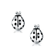 925 Sterling Silver Ladybug Stud Earrings, Inscet Stud Earrings, Tiny stud Earrings, Danity Bug Stud Earrings