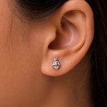 Load image into Gallery viewer, 925 Sterling Silver Ladybug Stud Earrings, Inscet Stud Earrings, Tiny stud Earrings, Danity Bug Stud Earrings