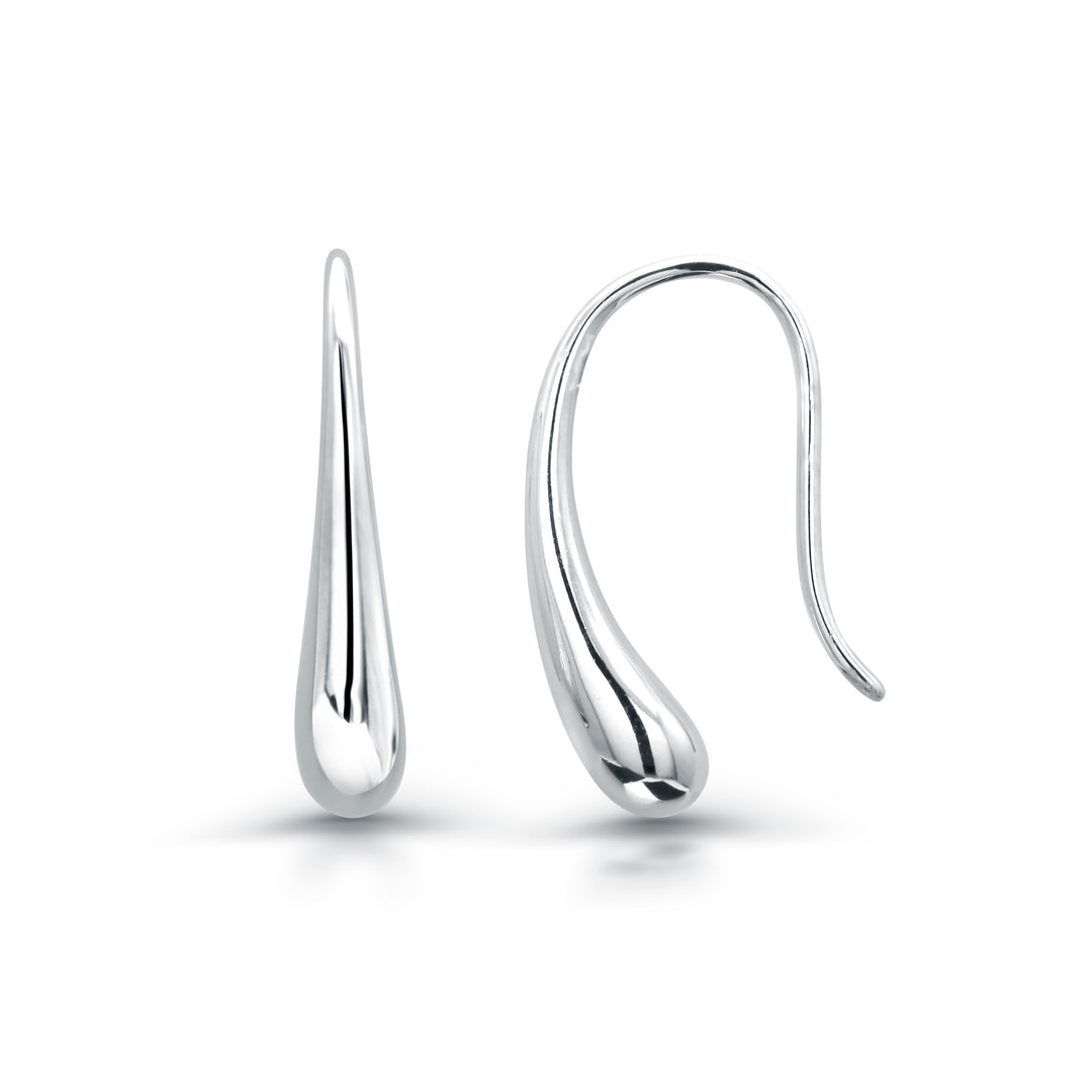 925 Sterling Silver Tear Drop Earrings, Tear Drop Earrings, Fish Hook Earrings, Hypoallergenic Earrings, Classic Earrings