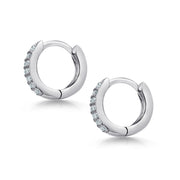 925 Sterling Silver Cz  Huggies, Cz Huggies Earrings, Cz Huggies, Dainty huggies, Tiny Huggies, Silver Earrings, Classic Cz Huggies, Hypoallergenic Huggies