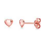 925 Sterling Silver Heart Studs,14k Gold Plated Heart Studs, Dainty Heart Studs, Heart Studs, Minimalist Heart Studs, Tiny Studs, Hypoallergenic Studs