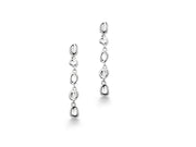 927 Sterling Silver Dangle Earrings, 14k Gold Plated Dangle Earrings, Hammered Dangle Earrings, Leight Weight Dangle Earring, Drop Earrings