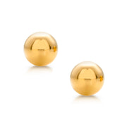 14K Solid Yellow Gold Classy Ball Studs, Gold Ball Studs, Tiny Stud Earrings, Ball Earrings, Small Gold Studs, Push back Ball Stud, Stud Earrings