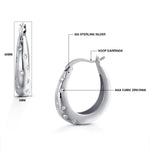 Load image into Gallery viewer, 925 Sterling Silver With 14k Gold Plated Oval Cz Huggie Hoop Earrings, Dome Hoop Earrings, Cz Chunky Huggies, Perfect Gift For Any Occasion
