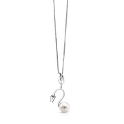 925 Sterling Silver Freshwater Cultured Pearl Seed Germination Pendant-18' Chain, Pearl Jewelry, June Birthstone Pendant, Pearl Pendant, Seed Germination Pendant
