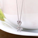 Load image into Gallery viewer, 925 Sterling Silver Fish Pendant, Aqua Jewelry, Fish Pendant, Hypoallergenic Pendant, Silver Fish Pendant, CZ Pendant
