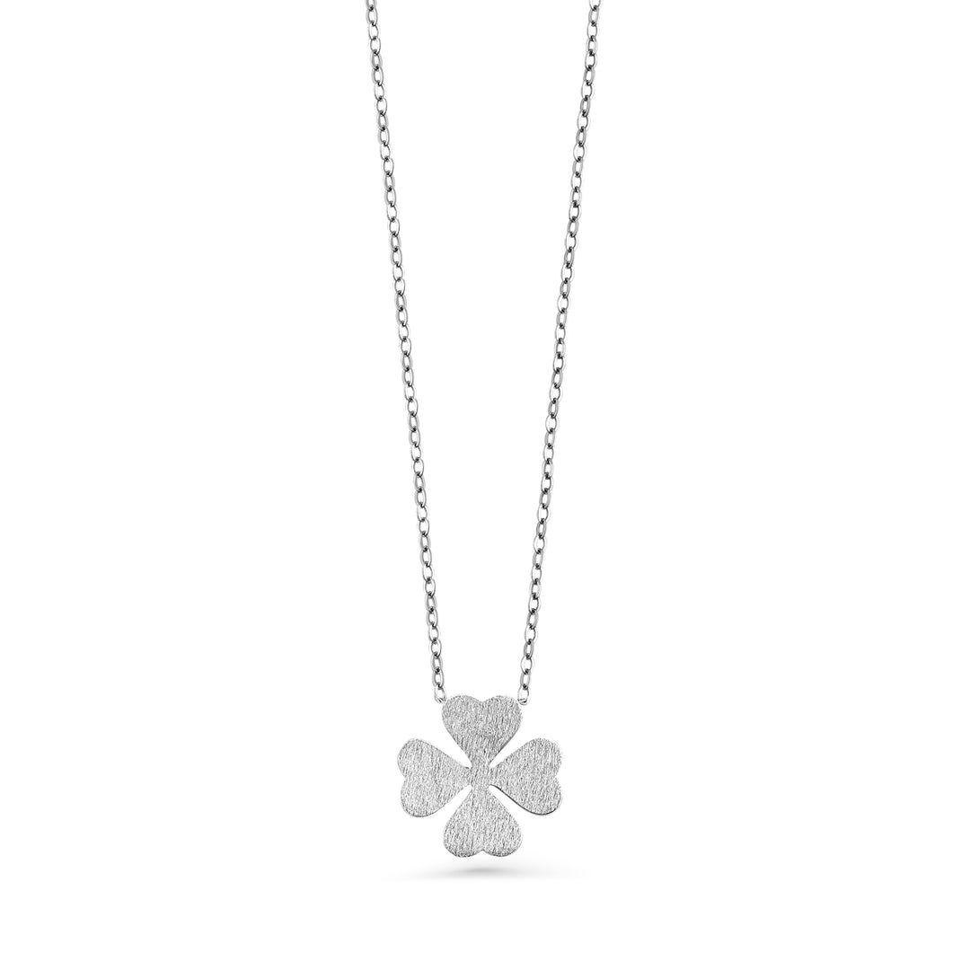 925 Sterling Silver Clover Leaf Pendant,  Lucky Leaf Necklace, Hypoallergenic Jewelry, Leaf Necklace, Clover pendant Necklace , Clover Lucky Charm