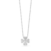 925 Sterling Silver Clover Leaf Pendant,  Lucky Leaf Necklace, Hypoallergenic Jewelry, Leaf Necklace, Clover pendant Necklace , Clover Lucky Charm