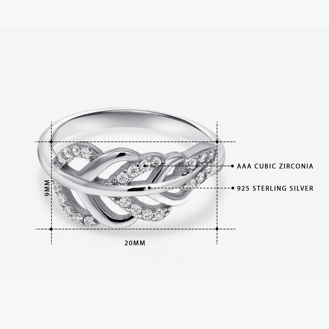 925 Sterling Silver Leaf Ring,  Leaf CZ Ring, Leaf Ring, Fern Leaf Ring, Fern Leaf CZ Ring, Fern Ring, Leaf Ring, Silver Fern Leaf Ring, Fern Ring Jewelry