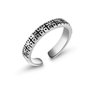 925 Silver Narrow Art Deco Engraved Ring, Adjustable Vintage Ring, Art Deco Engraved Ring, Vintage Ring, Dainty Ring, Stackable Rings, Oxidize Ring