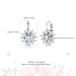 Load image into Gallery viewer, Flower Design Marquise Earrings, Marquise Cz Dangle Earrings, Wedding Dangle Earrings, Brass Dangle Earrings

