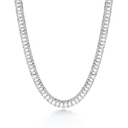 Teardrop And Round Cz Necklace Set- 17 Inch Length, Cz Halo Earring, Teardrop Cz Bridal Jewelry Set, Brass Wedding Necklace Set