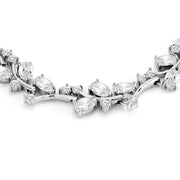 Wedding Oval Cut CZ Bracelet, Multi Shape Cz Bracelet, Cz Bracelet, Wedding Bracelet