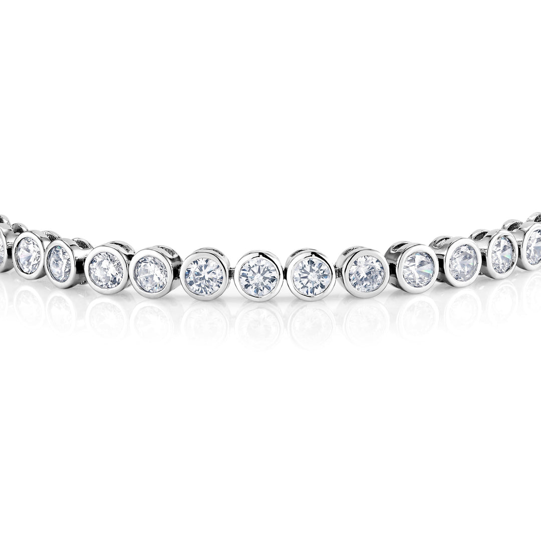 Bezel Tennis Bracelet, Casual Bracelet, Tennis Bracelet, Cz Bracelet, Bezel Set Bracelet
