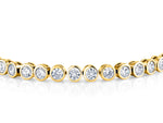 Load image into Gallery viewer, Bezel Tennis Bracelet, Casual Bracelet, Tennis Bracelet, Cz Bracelet, Bezel Set Bracelet
