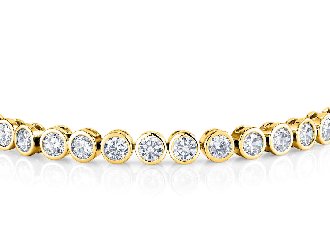 Bezel Tennis Bracelet, Casual Bracelet, Tennis Bracelet, Cz Bracelet, Bezel Set Bracelet