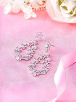 Load image into Gallery viewer, Wedding Marquise CZ Victorian Style Dangle Earringss, Bridal Earrings, Elegant Wedding CZ Earrings, Best Earrings for Brides and Braidesmaid. Best Gift for for Bridal, Wedding, Prom,Bridesmaids
