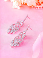 Load image into Gallery viewer, Marquise CZ Chandelier Vintage Dangle Earrings, Chandelier  Earrings, Marquise CZ  Earrings, Wedding Dangle Earrings
