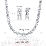 Load image into Gallery viewer, Marquise and Teardrop CZ Wedding Necklace Set -15 Inch Length, Multi Shape Cz Bridal Jewelry Set, Wedding CZ Jewelry Set, Brass Jewelry Set, Party Wear Necklace Set
