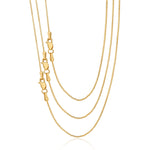 Load image into Gallery viewer, 14K Yellow Gold Wheat Chain Necklace
