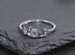 Load and play video in Gallery viewer, 925 Sterling Silver love Ring, Silver Love CZ Ring, Word Ring, , Dainty Ring, Minimal Ring, Love Jewelry
