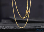 Load and play video in Gallery viewer, 14K Yellow Gold Wheat Chain Necklace
